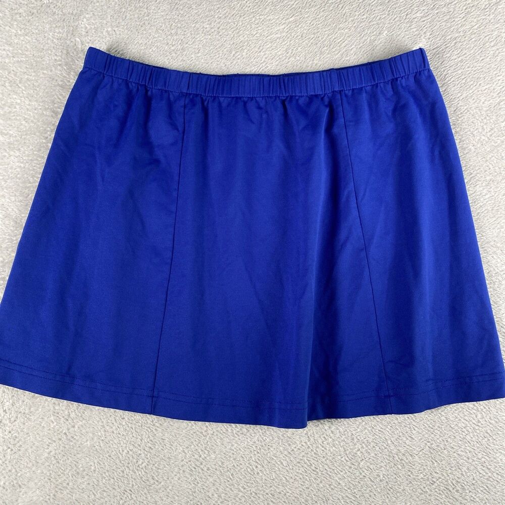 Vintage Lily's of Beverly Hills Stretch Skirt Women's XL Blue Mini A-line Golf T